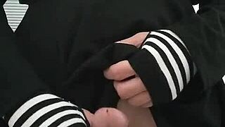 Transgirl pounds fleshlight nonstop in this full steamy video