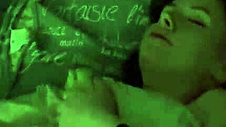 i'm so horny my hot russian stepmom lets me share her bed for deep creampie action close up