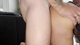 naughty schoolgirl sneaks into teacher's chair for creampie fuck to boost her grades fast