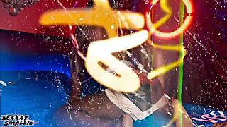 18yo stripper's wet pussy eaten then bbc fucked full striptease