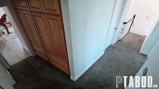 Stepdad Tommy Pistol's Cams Catch Destiny Mira's Forbidden Undress and Lust Sex!