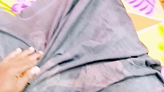 indian saree bhabi cheats on husband fucking swamiji with telugu dirty talk