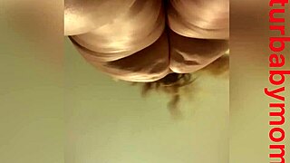 Luxurious bbw redhead masturbates wet pussy with huge ass bounce doggystyle