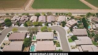 hey lustful stepmoms karen fisher and syren de mer show stepsons real sex fun