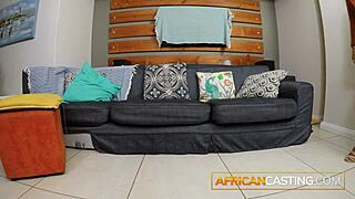 Skinny Ebony Model's Rough Banging Ignites Deep Desire