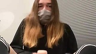 Transgirl pounds fleshlight nonstop in this full steamy video