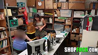 Teen Thief Fucked Doggystyle For Stealing Underwear In Shop