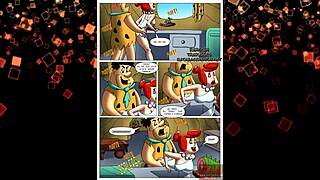 flinstones get busy in the kitchen 😎🍳 who knew