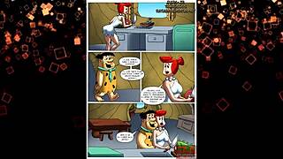 flinstones get busy in the kitchen 😎🍳 who knew