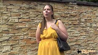 alice wants a tough guy for her anal fun 😈 she's chubby french milf begging for rough assfucking from a severe stud 💦🍑