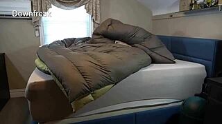 Puffy Nylon Humping Fetish Cumshot Compilation Explodes!