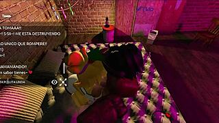 chiku ditches frenny's to whore out her big ass and tits for rough creampie service