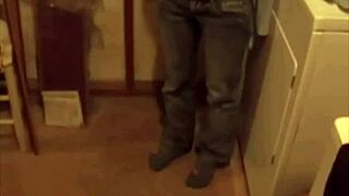 wanna see my cute neighbor strip her slim waist and tease shaved pussy?