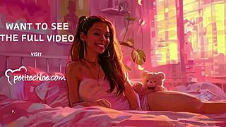 petite chloe cums hard playing with herself for you