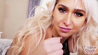 Wow Nina Kayy rides and deepthroats huge cock with her big tits and wet pussy!