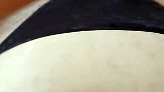 pregnant gretala flashes in sheer thong feeling so sensual