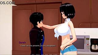 i'm lovin this horny teen cartoon cowgirl riding monster cocks to anal creampie