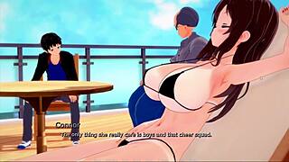 i'm lovin this horny teen cartoon cowgirl riding monster cocks to anal creampie