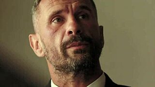 Deeper in restaurant, submissive chanel camryn worships dom's cock