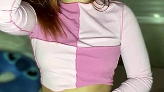 what if the cute latina girl next door in lingerie masturbates her small natural tits to orgasm on your pov?