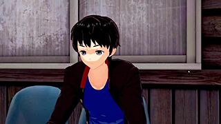 i'm lovin this horny teen cartoon cowgirl riding monster cocks to anal creampie