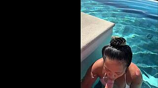 imagine her sucking cock publicly at that infinity pool in costa rica... moans echo