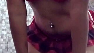 you seeing this sensual tattooed wife stripping her miniskirt pov?