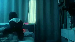 i can't stop staring at this skinny korean girl's panties peeking out