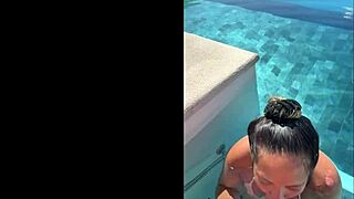 imagine her sucking cock publicly at that infinity pool in costa rica... moans echo