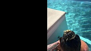 imagine her sucking cock publicly at that infinity pool in costa rica... moans echo