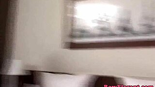 classy glam babe spreads big tits wide for interracial pov fuck on first date mission