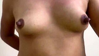 small tits stepmom gives in to horny stepson in real homemade fuck