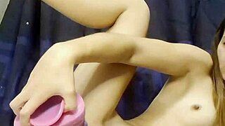 double stuffed with huge dildos gaping my skinny asshole fantasy please stretch me wide