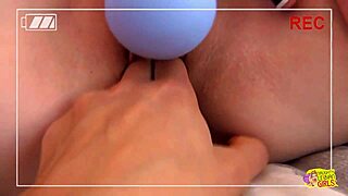 big vibrator drives lesbian babes to wild orgasms