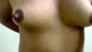 small tits stepmom gives in to horny stepson in real homemade fuck