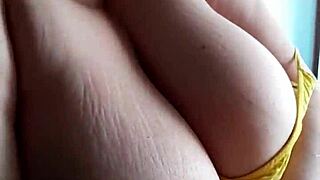 kiraluisa touches herself while i record her big natural tits update