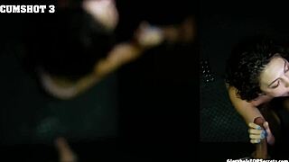 satine gulps 9 thick cumshots tongue out gloryhole liquid lunch