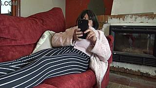 Hey Stepson, Fuck Your Horny Pregnant Stepmom's Hairy Pussy and Creampie It Now!