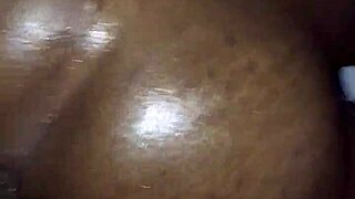 he slides bareback into that thick black shemale ass pounding deep and raw