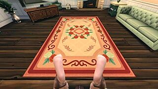 Grandpa's Big Cock Handjob Blowjob and Teen Pussy Fuck