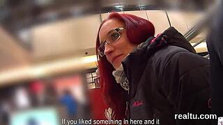 adorable czech mall tempt turns into wild pov ride 🔥