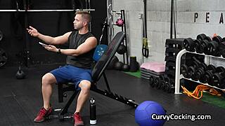 Gym teen asian trades vibrator buzz for real cock thrill