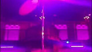 Dancer Destiny Mae strips in heels at Oval Office, ripping clothes to tease small tits in full seductive office set.