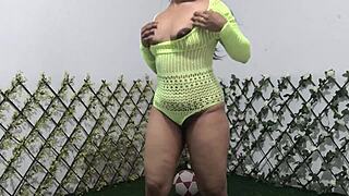 My heart races watching this latina brunette's exotic dance turn into juicy pussy fingering, big tits heaving with moans and orgasms.