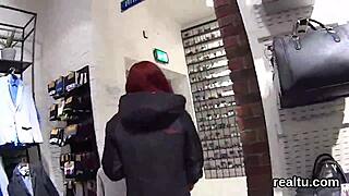 adorable czech mall tempt turns into wild pov ride 🔥