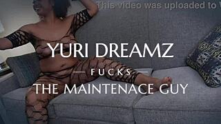 yuri dreamz rides hotel guy's monster black cock with juicy pussy moans