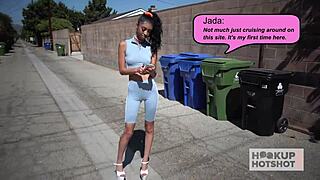 brunette supermodel jada doll meets bryan gozzling for deepthroat blowjob pussy riding cumshot hookup