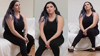 Sammy Killz PAWG gags on deepthroat face fuck with ripped clothes