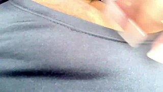safada mary jhuana flashes big tits and pussy from car voyeur style