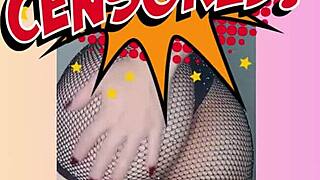 WATCH the HOTTEST redhead sol megan FIRE strip through SHEER lingerie